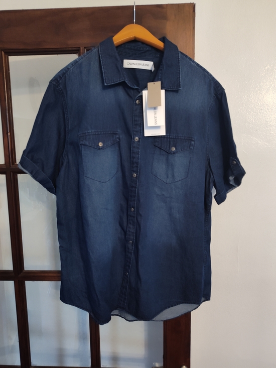 Calvin Klein Jeans Other - Calvin Klein Jeans Men's Indigo Denim Button-Up Shirt